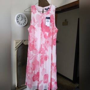 Chaps Pink Floral dress